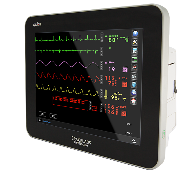 Qube compact patient monitor