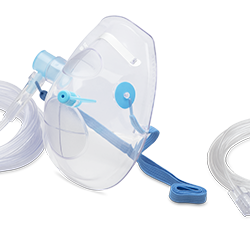 NomoLine LH Procedural Oxygen Mask, adult, medium O2 flow rate